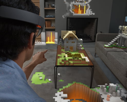 HoloLens, courtesy Microsoft.