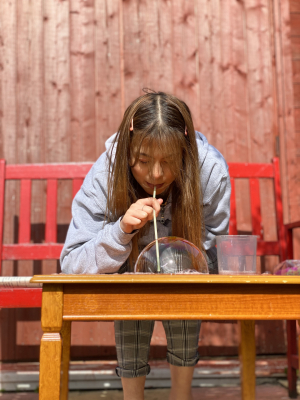 Blowing bubble 9