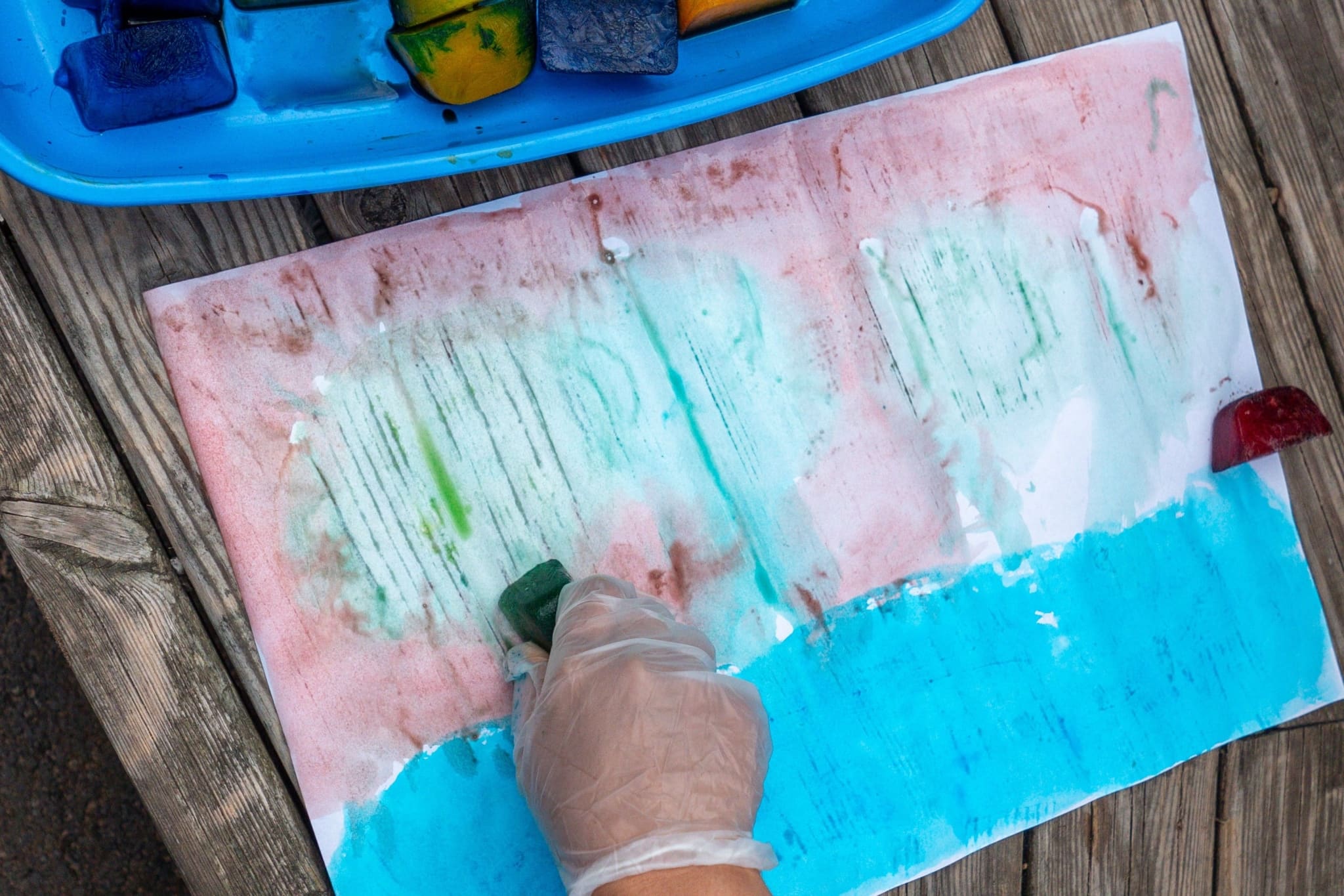 Painting with ice provocation - NUSTEM